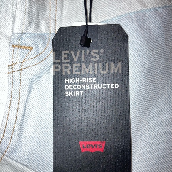 NEW Levi’s Patchwork Deconstructed Skirt - Picture 6 of 7